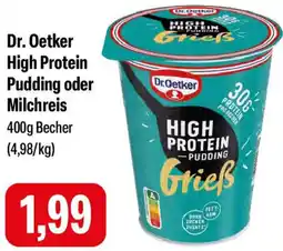 Feneberg Dr. Oetker High Protein Pudding oder Milchreis Angebot