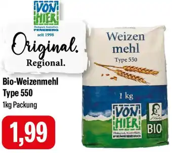 Feneberg VON HIER Bio-Weizenmehl Type 550 Angebot