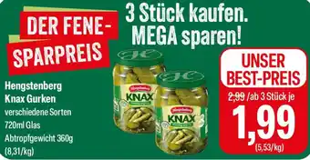 Feneberg Hengstenberg Knax Gurken Angebot