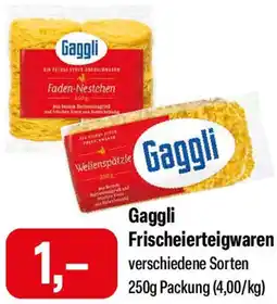 Feneberg Gaggli Frischeierteigwaren Angebot