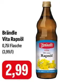 Feneberg Brändle Vita Rapsöl Angebot