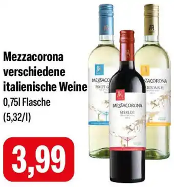 Feneberg Mezzacorona verschiedene italienische Weine Angebot