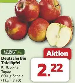 Combi NATURWERT Deutsche Bio Tafeläpfel Angebot