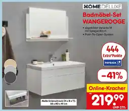 Netto Marken-Discount HOME DELUXE Badmöbel-Set WANGEROOGE Angebot