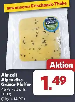 Combi Almzeit Alpenkäse Grüner Pfeffer Angebot