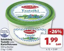 Combi Salatkönig Tzatziki oder Kartoffelcreme Angebot