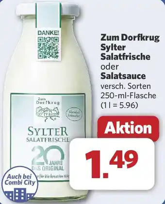 Combi Zum Dorfkrug Sylter Salatfrische oder Salatsauce Angebot