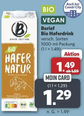 Combi Berief Bio Haferdrink Angebot