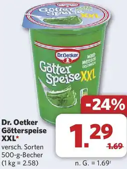 Combi Dr. Oetker Götterspeise XXL Angebot