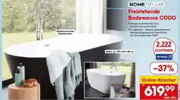 Netto Marken-Discount HOME DELUXE Freistehende Badewanne CODO Angebot