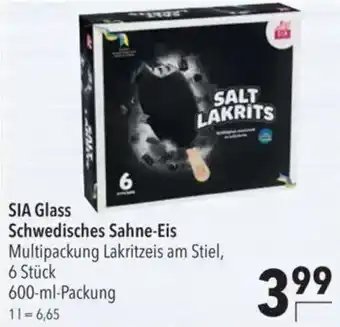 CITTI Markt SIA Glass Schwedisches Sahne-Eis Angebot