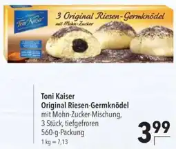 CITTI Markt Toni Kaiser Original Riesen-Germknödel Angebot