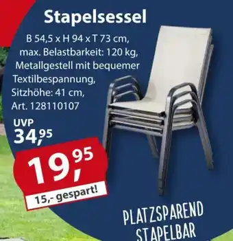 Sonderpreis Baumarkt Stapelsessel Angebot