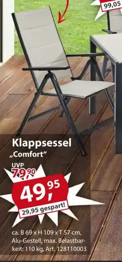 Sonderpreis Baumarkt Klappsessel ,,Comfort" Angebot