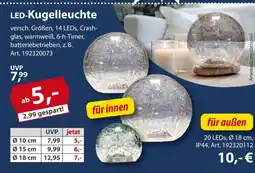 Sonderpreis Baumarkt LED-Kugelleuchte Angebot