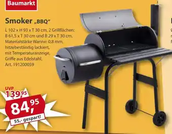 Sonderpreis Baumarkt Smoker „BBQ" Angebot