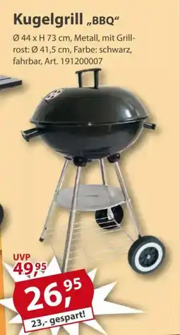 Sonderpreis Baumarkt Kugelgrill „BBQ" Angebot