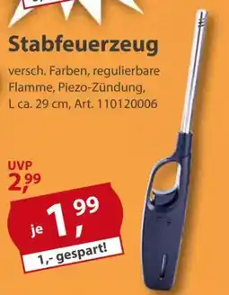 Sonderpreis Baumarkt Stabfeuerzeug Angebot