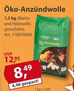 Sonderpreis Baumarkt Öko-Anzündwolle Angebot