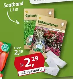 Sonderpreis Baumarkt Saatband L2m Angebot