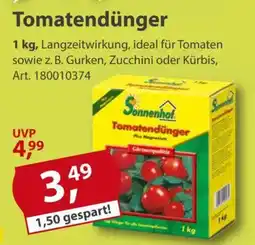 Sonderpreis Baumarkt Sonnenhof Tomatendünger Angebot