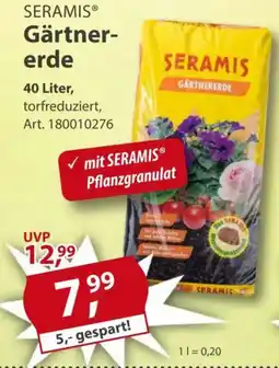 Sonderpreis Baumarkt SERAMIS Gärtnererde Angebot