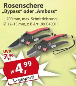 Sonderpreis Baumarkt Rosenschere ,,Bypass" oder,,Amboss" Angebot