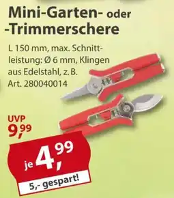 Sonderpreis Baumarkt Mini-Garten- oder -Trimmerschere Angebot