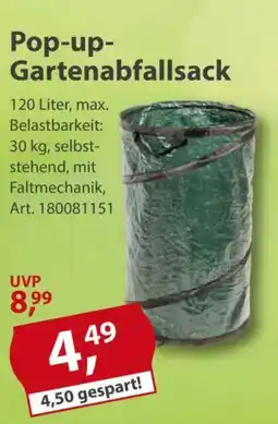 Sonderpreis Baumarkt Pop-up- Gartenabfallsack Angebot