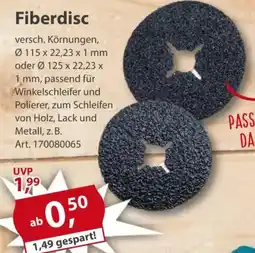 Sonderpreis Baumarkt Fiberdisc Angebot