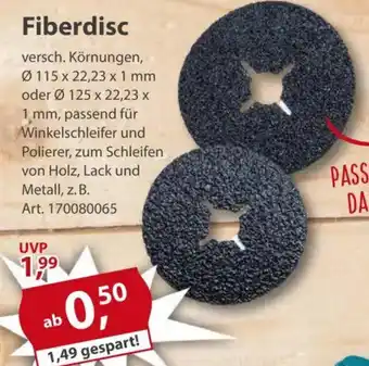 Sonderpreis Baumarkt Fiberdisc Angebot