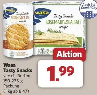 Combi Wasa Tasty Snacks Angebot