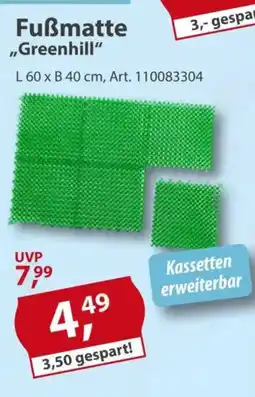 Sonderpreis Baumarkt Fußmatte ,,Greenhill" Angebot