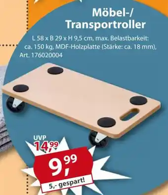 Sonderpreis Baumarkt Möbel-/ Transportroller Angebot