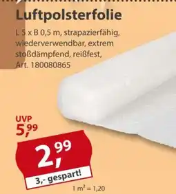 Sonderpreis Baumarkt Luftpolsterfolie Angebot