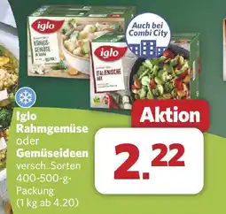 Combi Iglo Rahmgemüse oder Gemüseideen Angebot