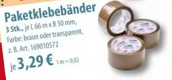 Sonderpreis Baumarkt Paketklebebänder Angebot