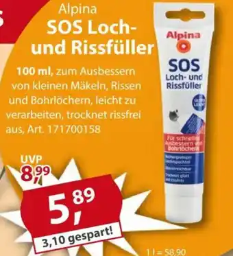 Sonderpreis Baumarkt Alpina SOS Loch- und Rissfüller Angebot