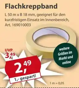 Sonderpreis Baumarkt Flachkreppband Angebot