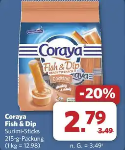 Combi Coraya Fish & Dip Surimi-Sticks Angebot