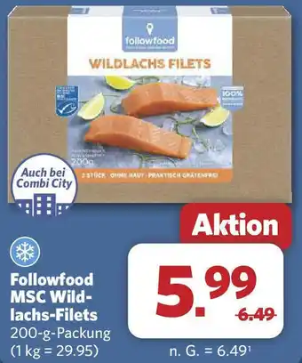 Combi Followfood MSC Wild- lachs-Filets Angebot