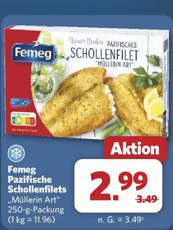 Combi Femeg Pazifische Schollenfilets ,,Müllerin Art" Angebot