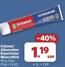 Combi Schamel Alpensahne Bayerischer Meerrettich Angebot