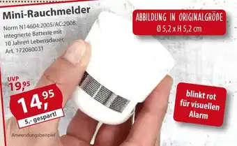 Sonderpreis Baumarkt Mini-Rauchmelder Angebot