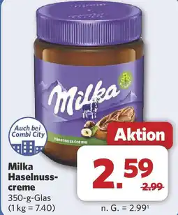 Combi Milka Haselnuss- creme Angebot