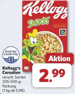 Combi Kellogg's Cerealien Angebot