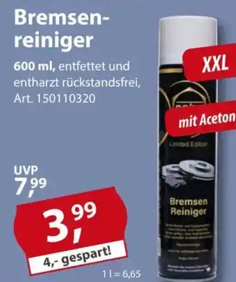 Sonderpreis Baumarkt Bremsenreiniger Angebot