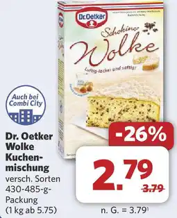 Combi Dr. Oetker Wolke Kuchen- mischung Angebot