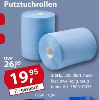 Sonderpreis Baumarkt Putztuchrollen Angebot