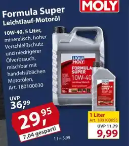 Sonderpreis Baumarkt LIQUI MOLY Formula Super Leichtlauf-Motoröl Angebot